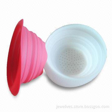 Silicone Collapsible Bowls, Nontoxic and Tasteless, Customized Colors and Logos Accepted